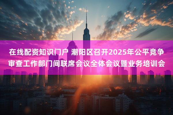 在线配资知识门户 潮阳区召开2025年公平竞争审查工作部门间联席会议全体会议暨业务培训会