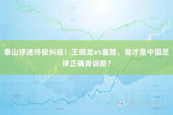 泰山球迷终极纠结！王晓龙vs董路，谁才是中国足球正确青训路？