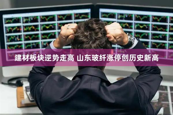 建材板块逆势走高 山东玻纤涨停创历史新高